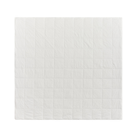 Flat lay of Silk Filled Comforter or Duvet in white by SmartSilk