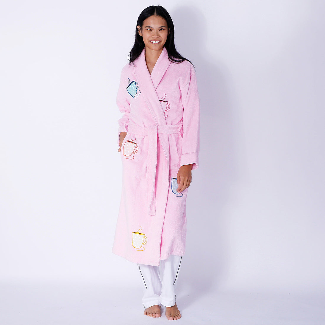 Women’s coffee cup robe