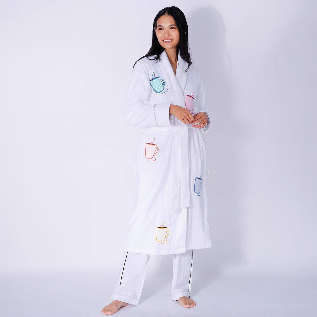 Women’s coffee cup robe