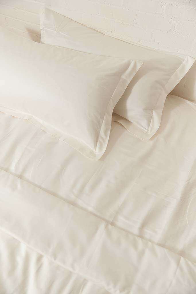 Cotton & Silk Duvet Cover and Shams Set