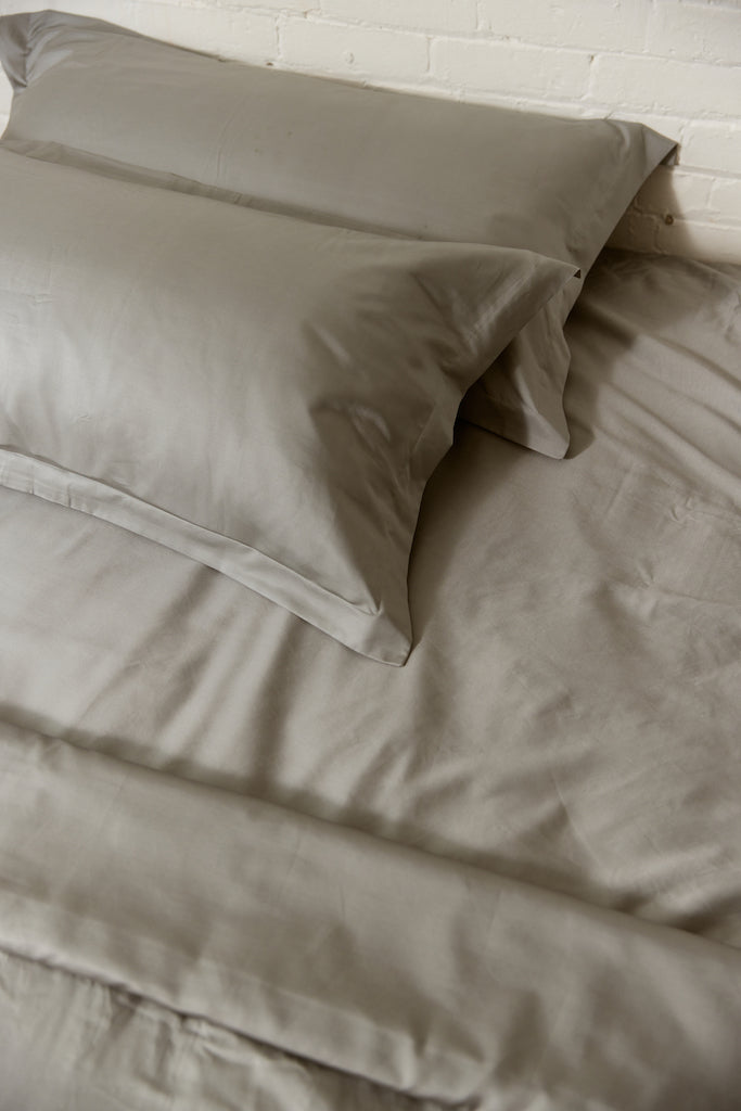 Cotton & Silk Duvet Cover and Shams Set