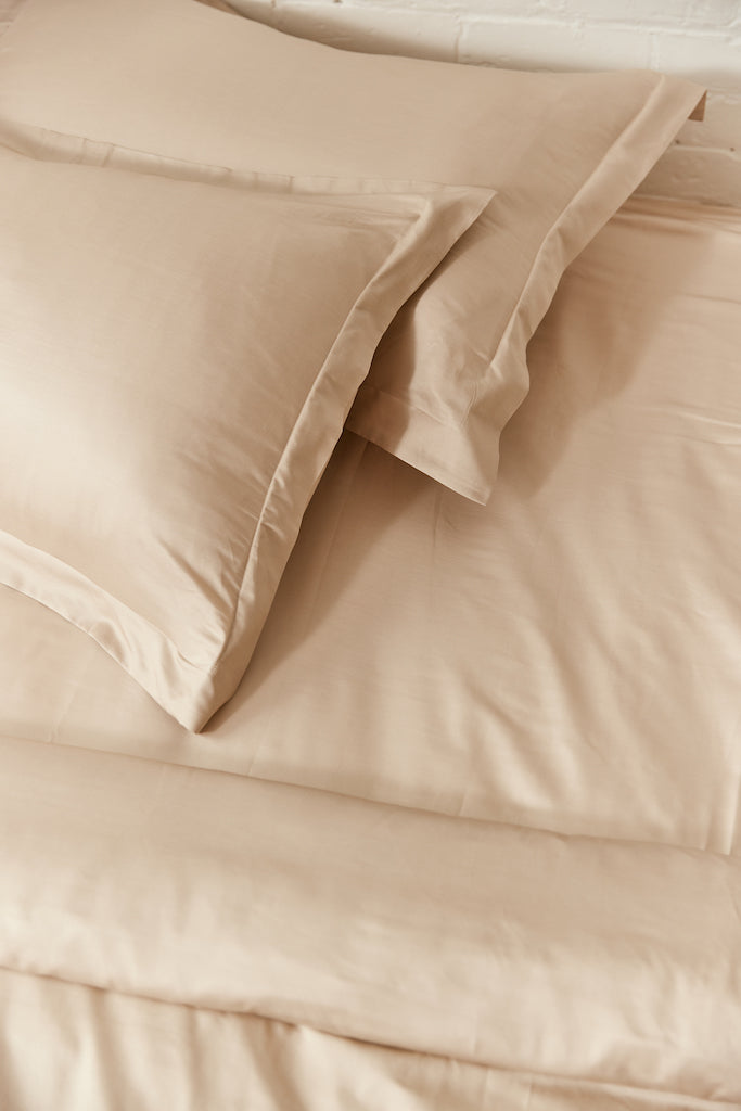Cotton & Silk Duvet Cover and Shams Set