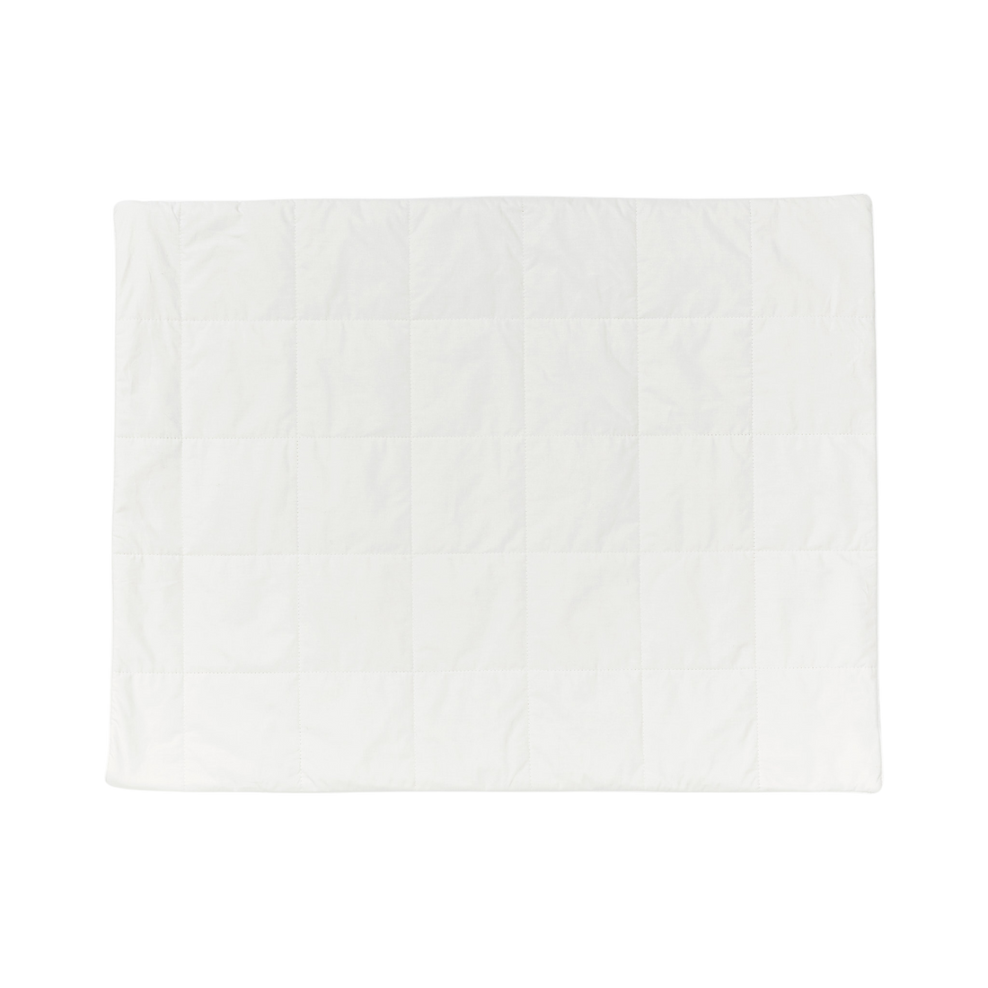 Flat lay of Silk Lined Pillow Protector in white by SmartSilk